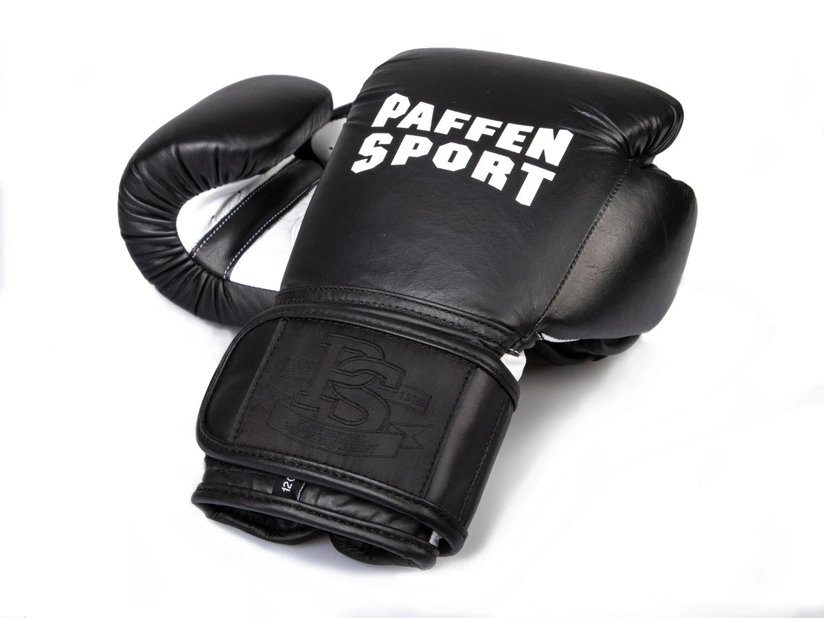 Paffen Sport Boxhandschuhe Pro Klett - Schwarz
