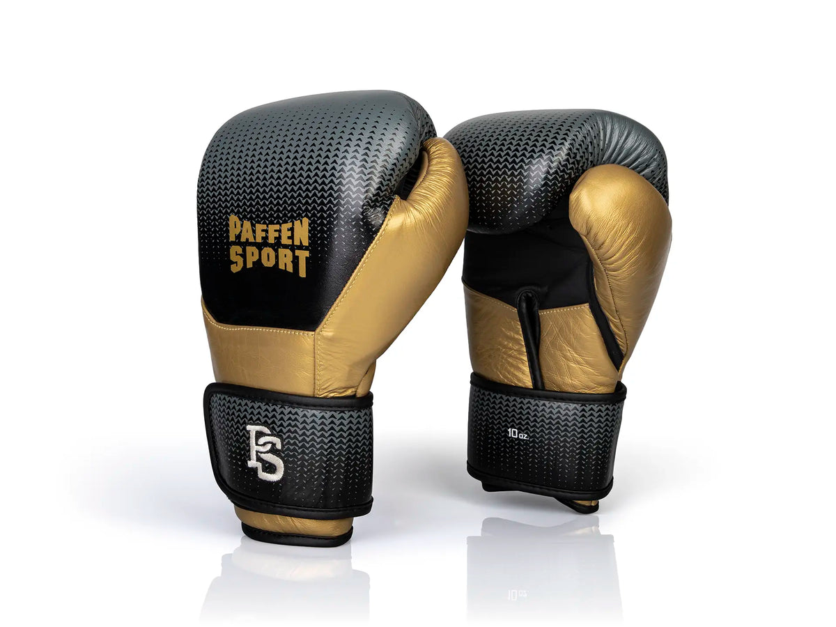 Paffen Sport Contact Shield Boxhandschuhe - Schwarz/Gold