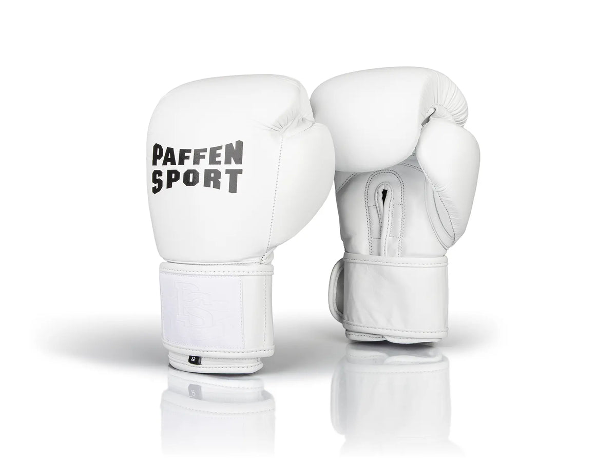 Paffen Sport Boxhandschuhe Pro Klett - Weiß
