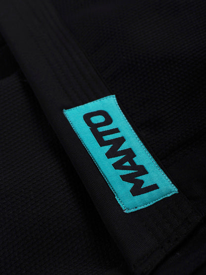 MANTO X5 BJJ Gi Schwarz/Türkis – Ansicht 3