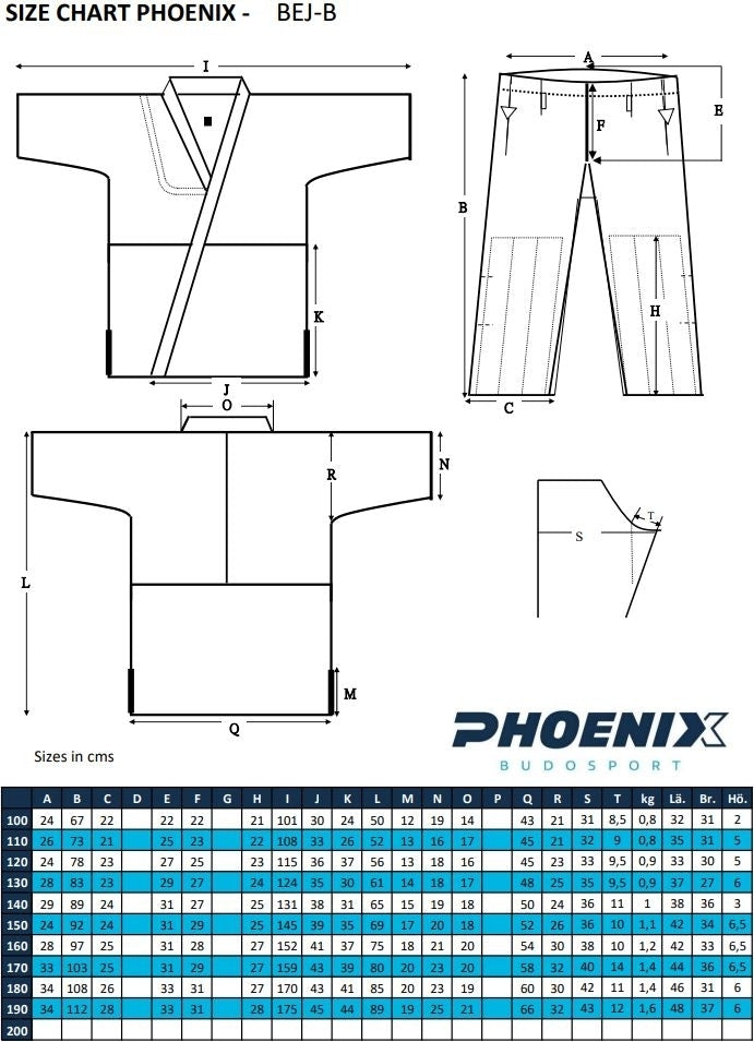 PX Judoanzug Challenge 380 g Blau – Ansicht 3