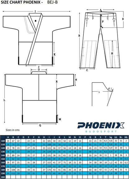 PX Judoanzug Challenge 380 g Blau – Ansicht 3