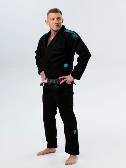 MANTO X5 BJJ Gi Schwarz/Türkis
