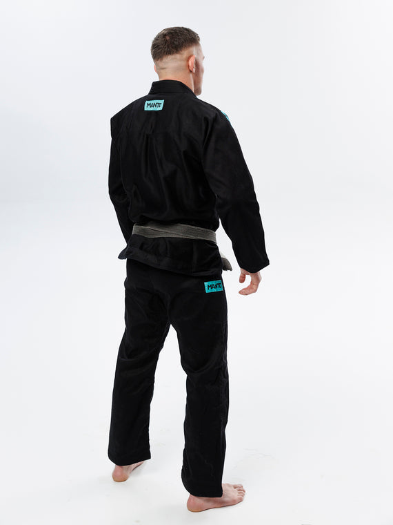 MANTO X5 BJJ Gi Schwarz/Türkis – Ansicht 2