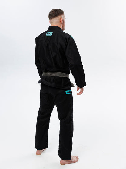 MANTO X5 BJJ Gi Schwarz/Türkis – Ansicht 2