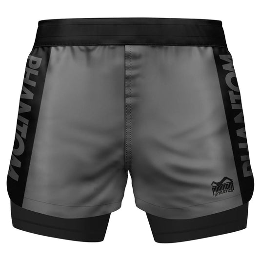 Phantom Fightshorts Fusion 2in1 Apex Grau