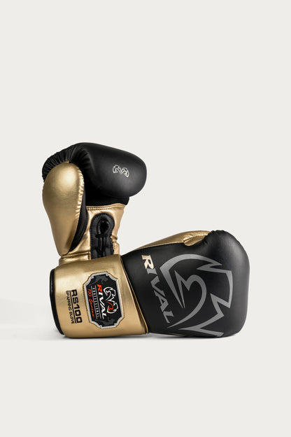 Rival RS100 Professional Sparring Gloves - Schwarz/Gold
