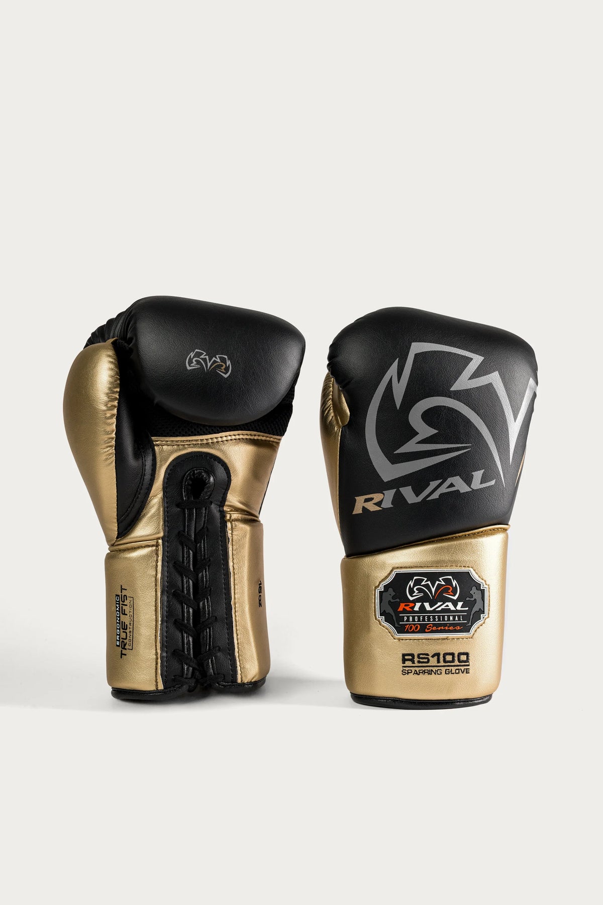 Rival RS100 Professional Sparring Gloves - Schwarz/Gold
