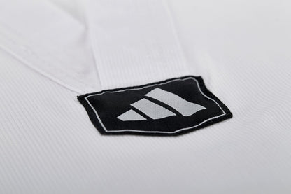 Adidas Taekwondo-Anzug Adi-Club 3-Stripes weißes Revers – Ansicht 5
