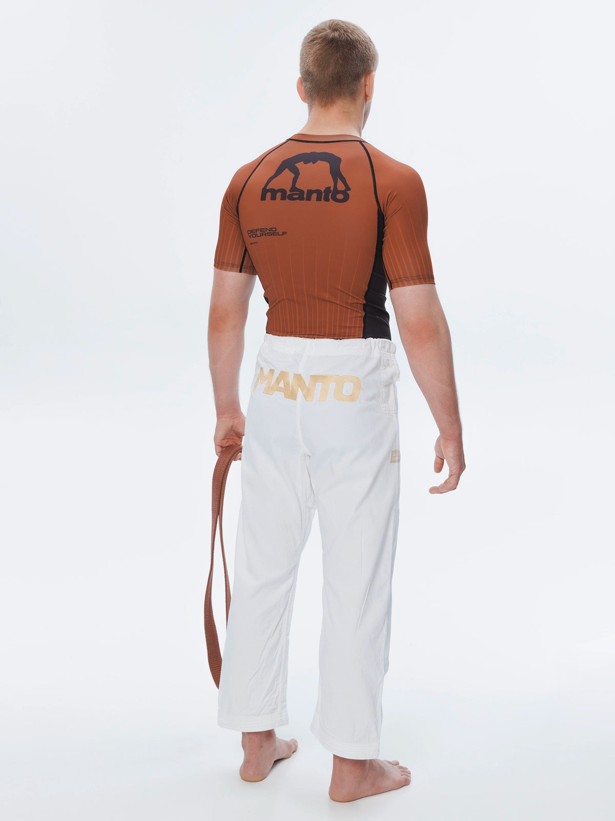 MANTO BJJ Gi Rise 2.0 Weiß – Ansicht 3