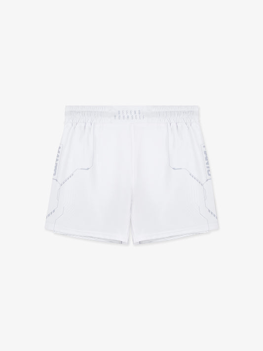 MANTO Fightshorts Shield 2in1 - Weiß
