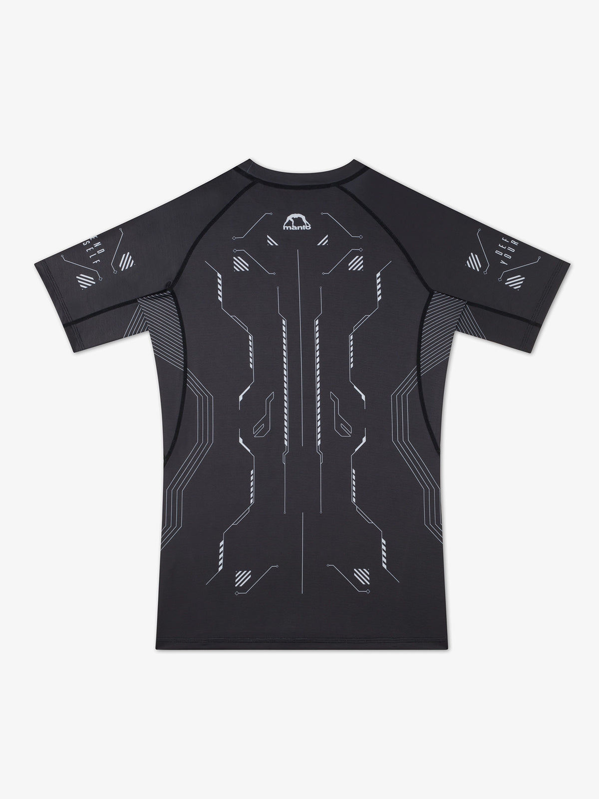 MANTO Rashguard Shield Schwarz – Ansicht 2