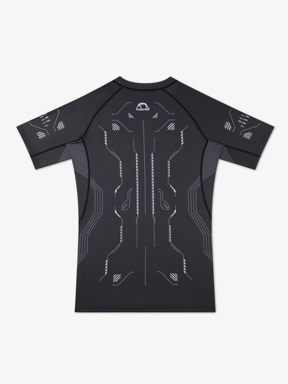 MANTO Rashguard Shield Schwarz – Ansicht 2