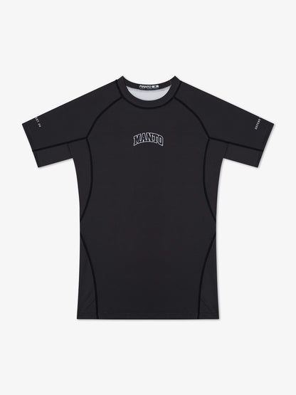 MANTO Rashguard Varsity Schwarz