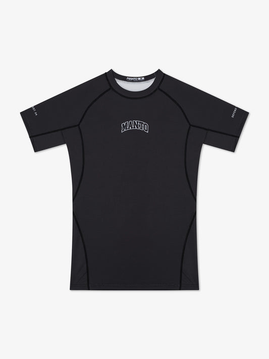 MANTO Rashguard Varsity Schwarz