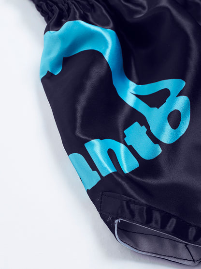 MANTO Muay Thai Dual Shorts Navy – Ansicht 2