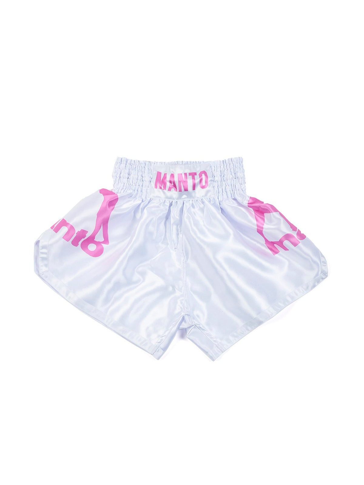 MANTO Muay Thai Dual Shorts Weiß