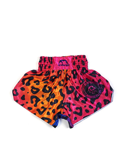MANTO Muay Thai Dual Shorts Leopard