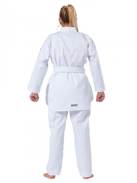 KWON Taekwondo-Anzug Victory weißes Revers – Ansicht 3