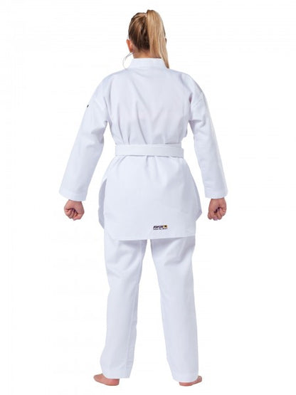 KWON Taekwondo-Anzug Victory weißes Revers – Ansicht 3
