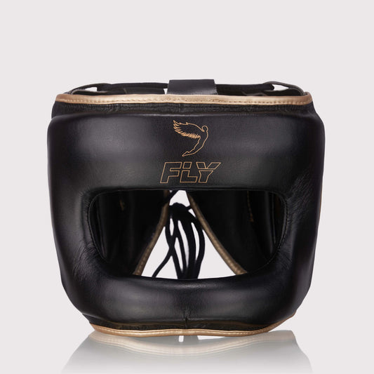 Fly Superbar X Kopfschutz Schwarz/Gold
